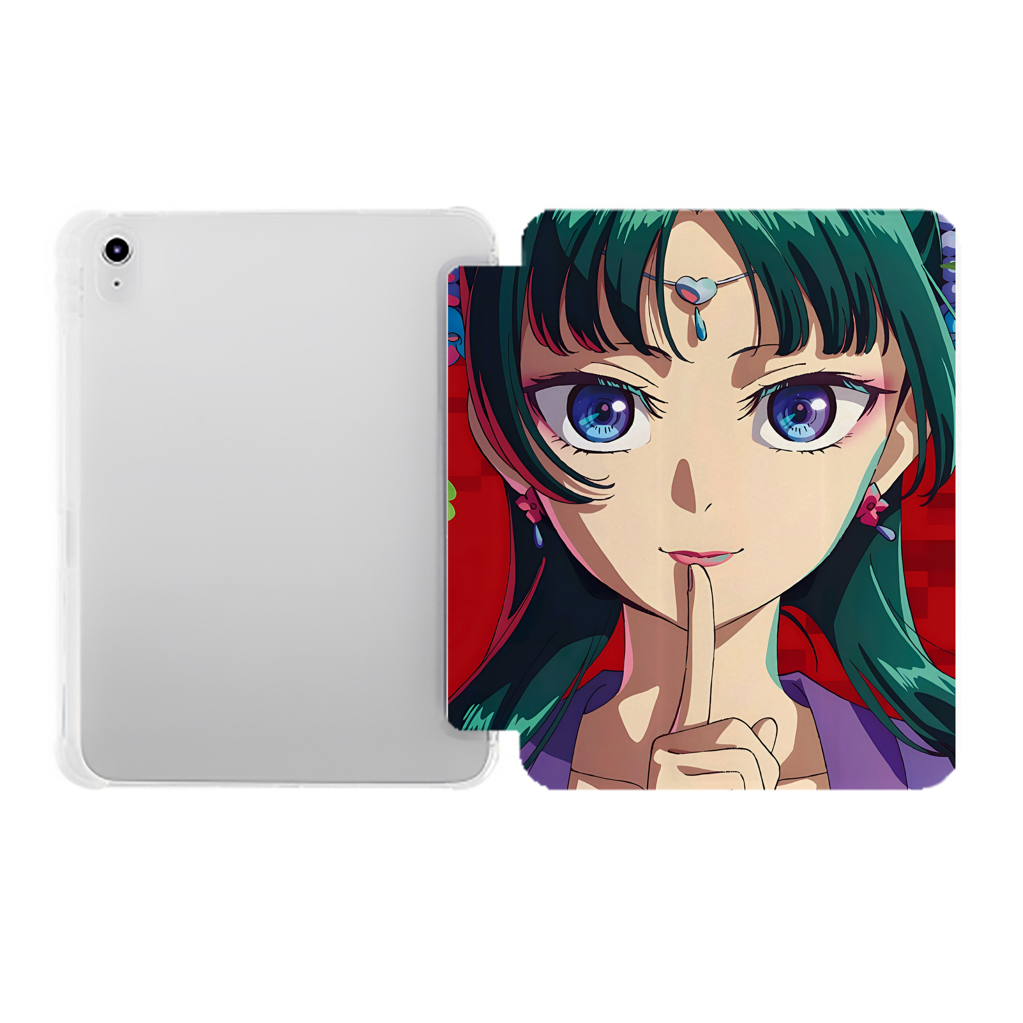 （画像用） 薬屋のひとりごと The Apothecary Diaries IPad ケース ペン収納付き 三つ折りスタンド PUレザー×シリコン 対応機種9.5/10.5/10.9インチ